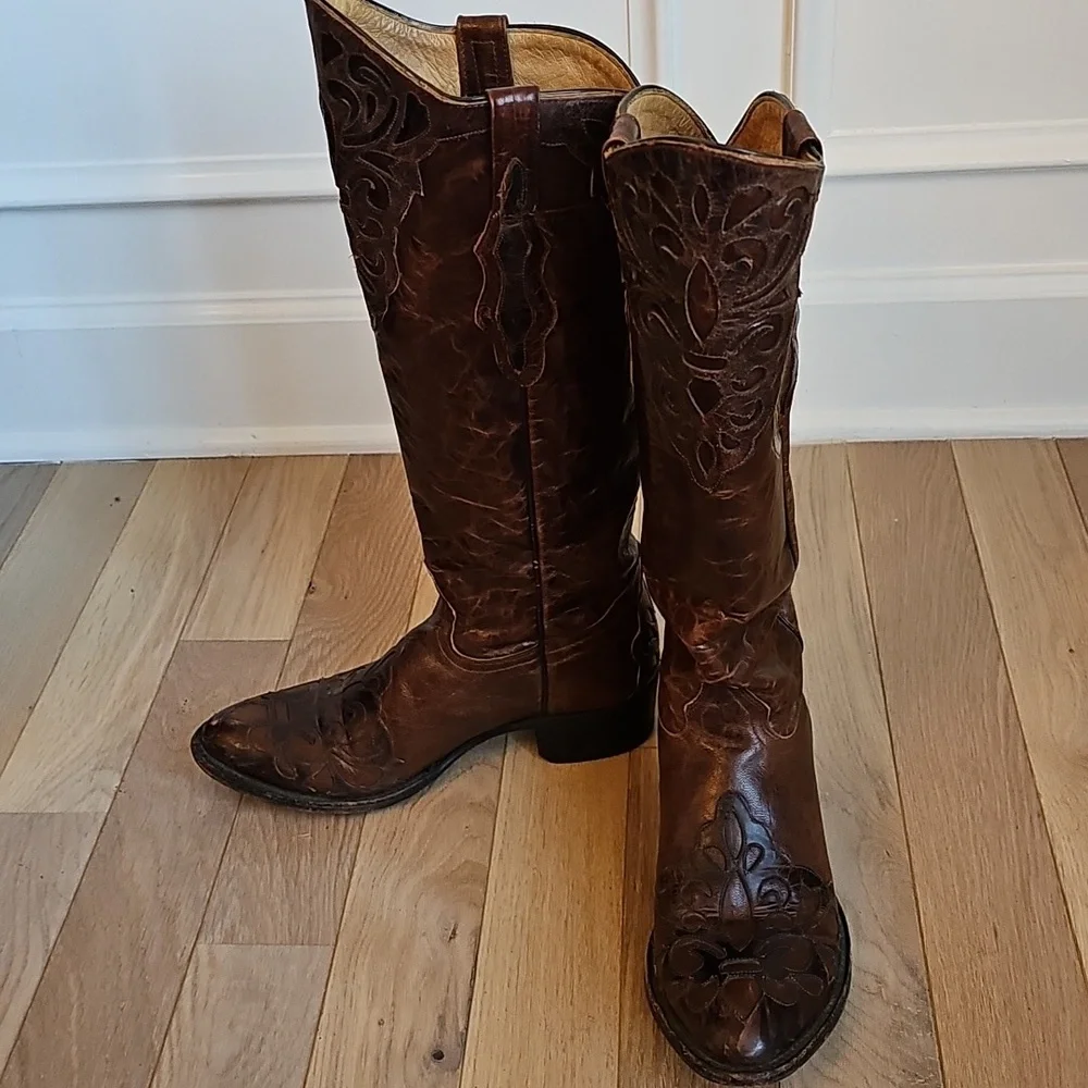 Women's Johnny Ringo Puma Brown 15" Boots JRS806-14 Womens 8.5 - Picture 6 of 15
